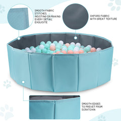 ChengFu large diameter 39.37in pit for spacious dog play.