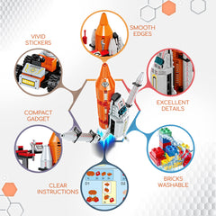 Chenxuanbro 12-in-1 space vehicle models for creative building sessions.