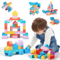 Chenxuanbro soft building blocks assembly for creative play and fine motor skills.