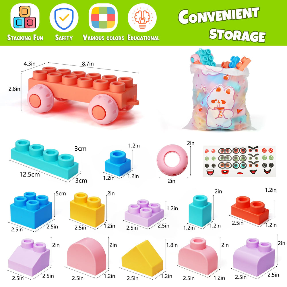 Chenxuanbro stacking towers develop hand-eye coordination during play.