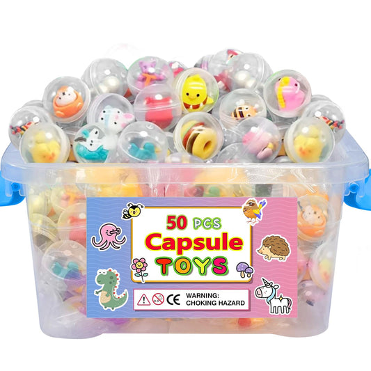 Cherislpy 50pcs mini kawaii toy collection of colorful figures for sharing and collecting
