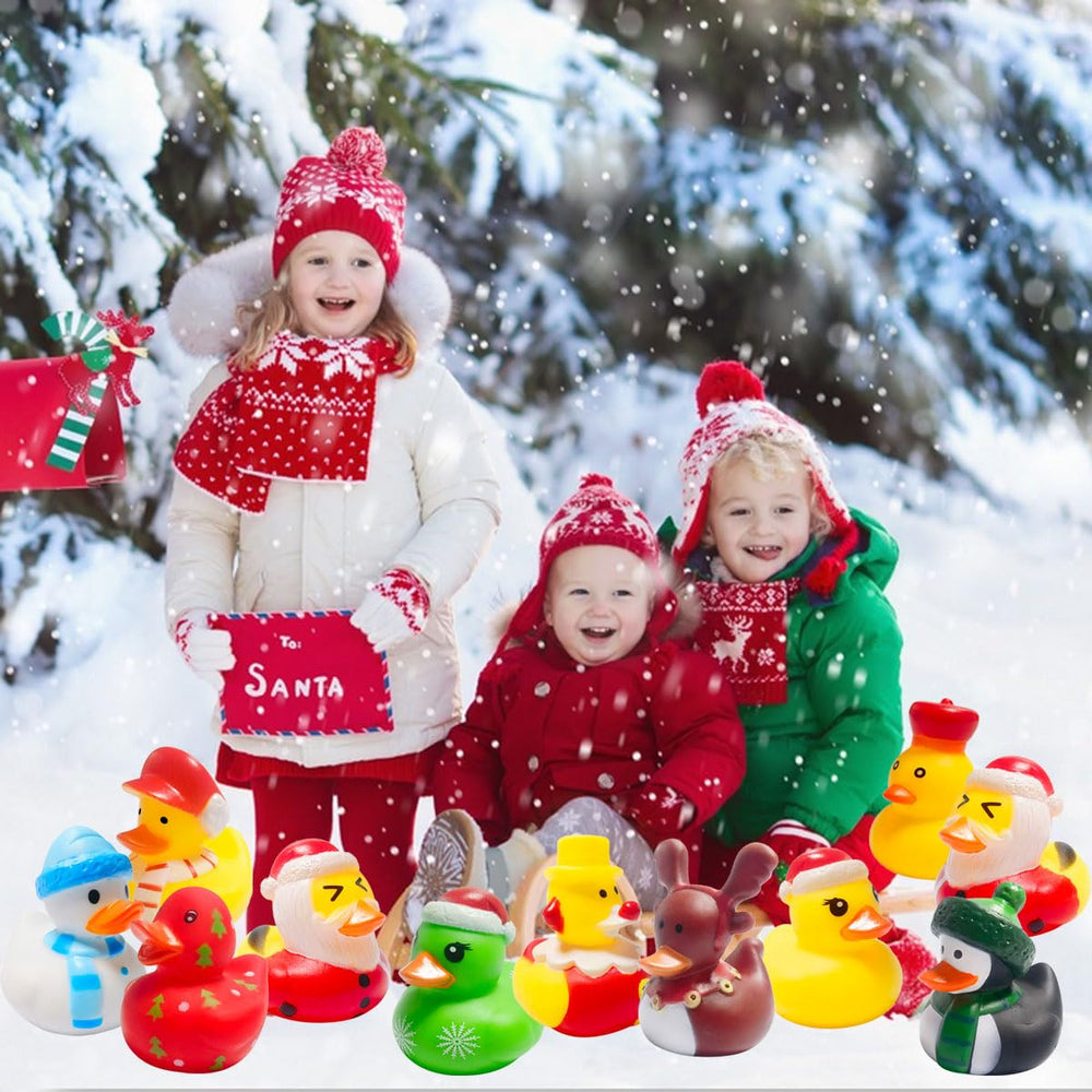 Cherislpy Christmas duck stocking complements holiday decor and play