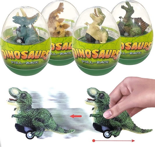 Cherislpy jumbo dinosaur egg pull-back car for exciting playtime.