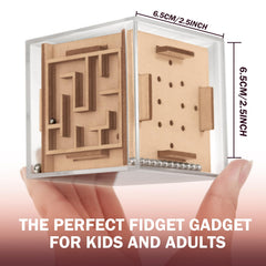 CHEROSIN six-sided maze cube shown for mindful play and focus.