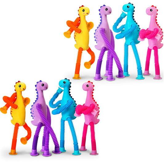 CHESLICR dinosaur telescope suction toy boosts on-the-go fine motor play.