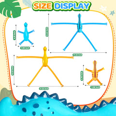CHESLICR pop-tube dinosaur fidget for calm plane travel.