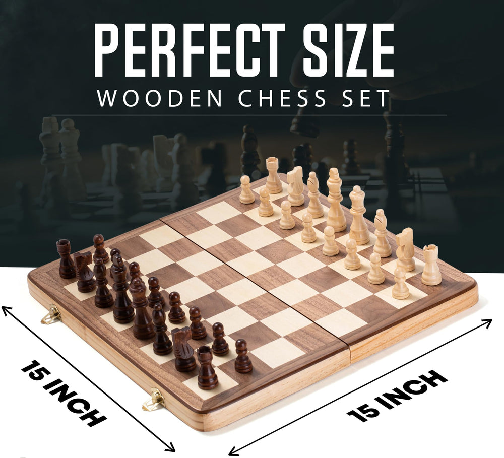 Interior storage with elastic straps holds pieces securely inside the board.