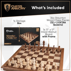 Chess Armory folding board shows portable setup and interior storage for on-the-go games.