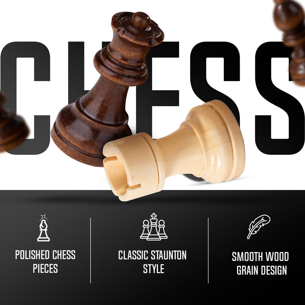 Chess Armory full-color gift box enhances gift-giving presentation.