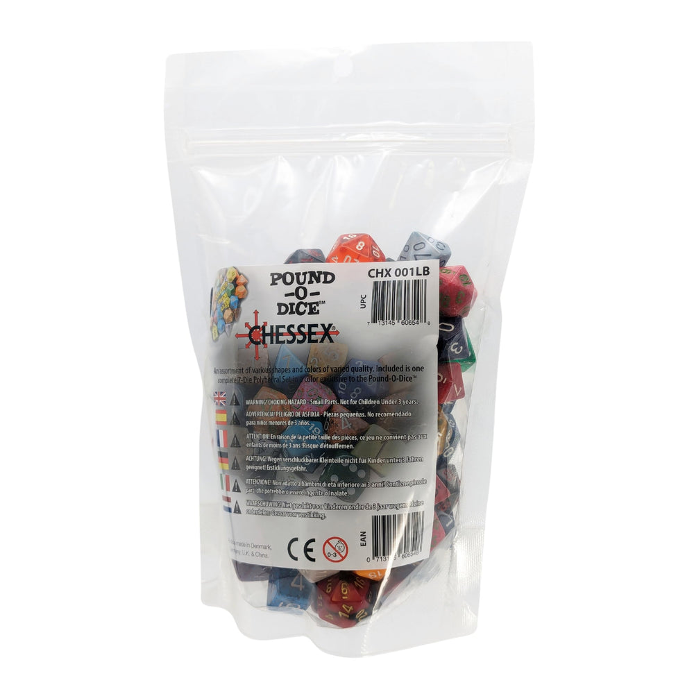 Chessex Pound-O-Dice bag of assorted dice expands collection