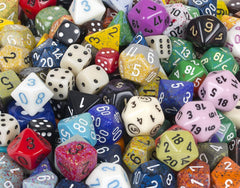 Chessex Pound-O-Dice exclusive seven-die polyhedral set included