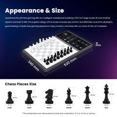 Chessnut Evo allows engine customization to match your playing style and opponents.