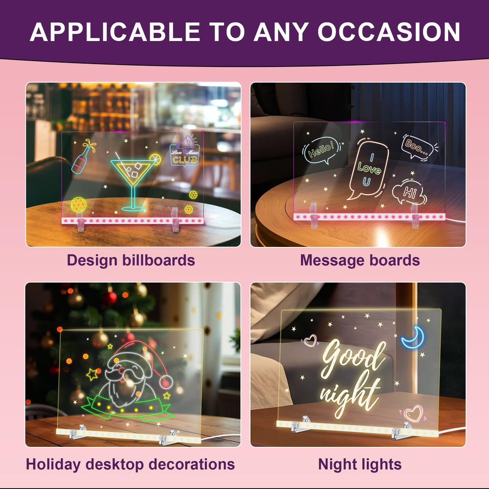 Chgfs LED board offers four modes and color options for versatile display.