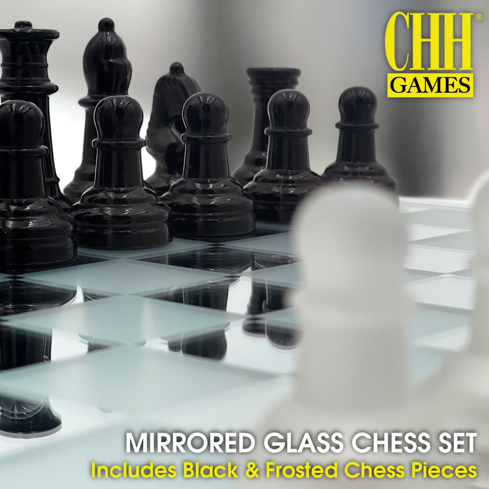 CHH frosted glass pieces offer a cool touch and precise handling.