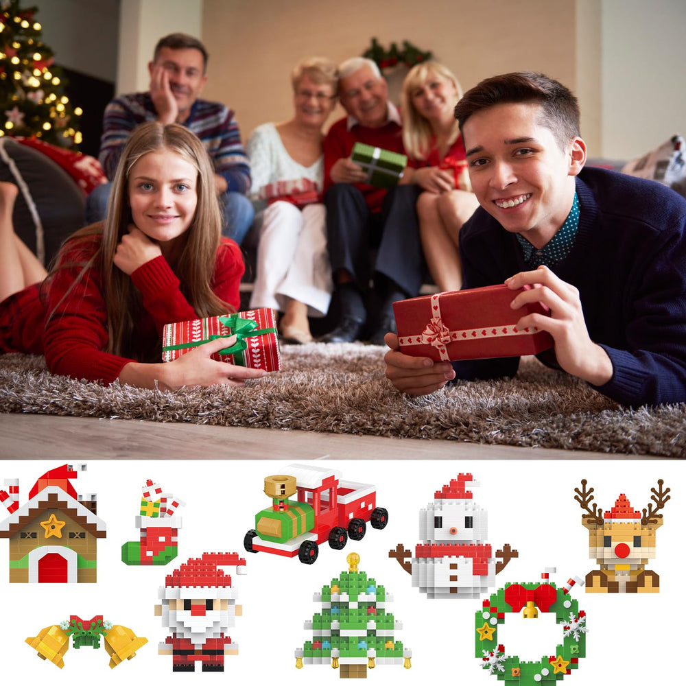 CHHOEAV Christmas blocks featuring Christmas Wreath for decorative building