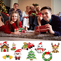 CHHOEAV Christmas blocks featuring Christmas Wreath for decorative building