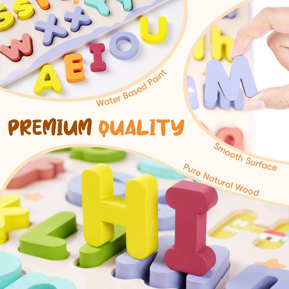 CHHQLZS colorful letter pieces stimulate creative spelling in a calm setting