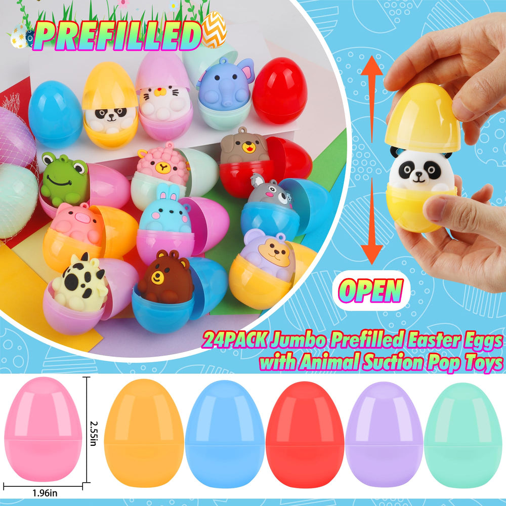 ChildFun 3D animal pop toys inside vivid eggs spark curiosity and play.