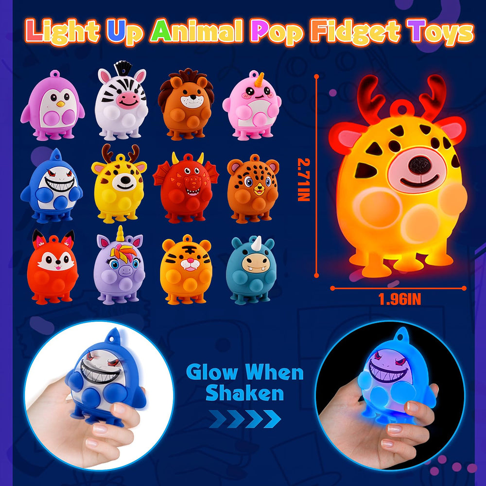ChildFun 12-pack glow after shaking to attract attention during parties.