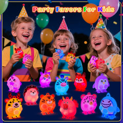 ChildFun portable silicone toys attach to backpacks via built-in keychains for travel.
