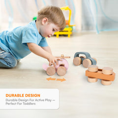 Toys finished with non-toxic paint from CHILDLIKE BEHAVIOR for safe play