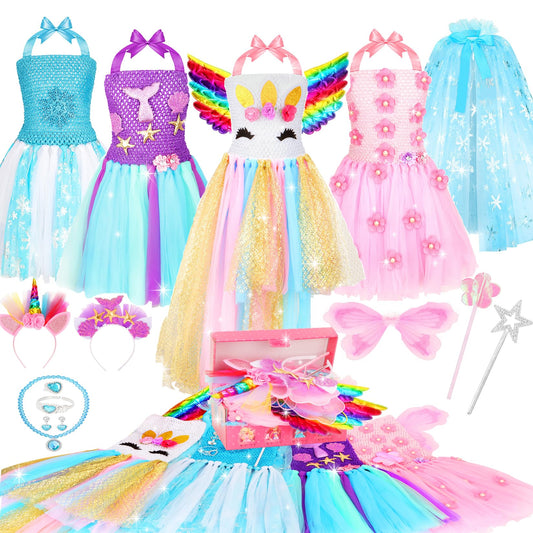 Chillife complete dress-up trunk showcases a full princess set for imaginative play.