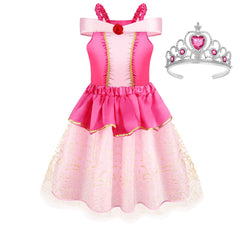Chillife red princess dress designed for joyful storytelling and dress-up.