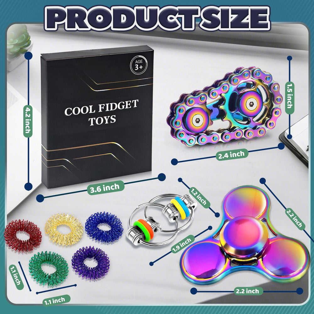 Chilvil metal fidget spinner ready for smooth, focused spins