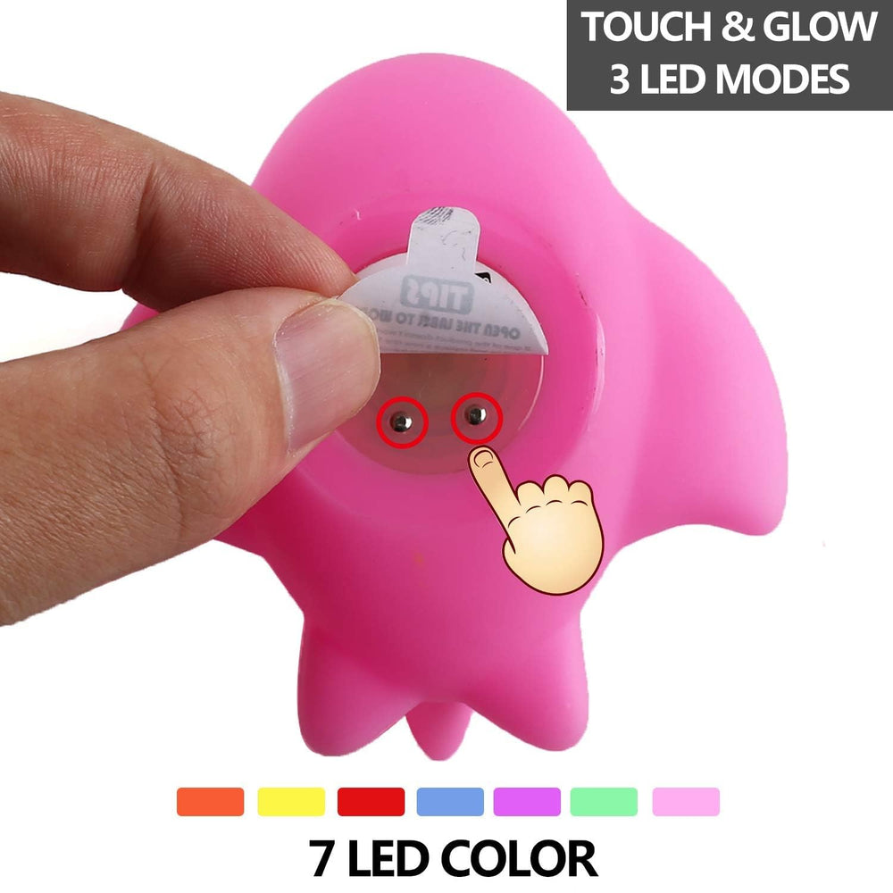 CHIMAGER LED bath toy airplane brightens shower and bath sessions