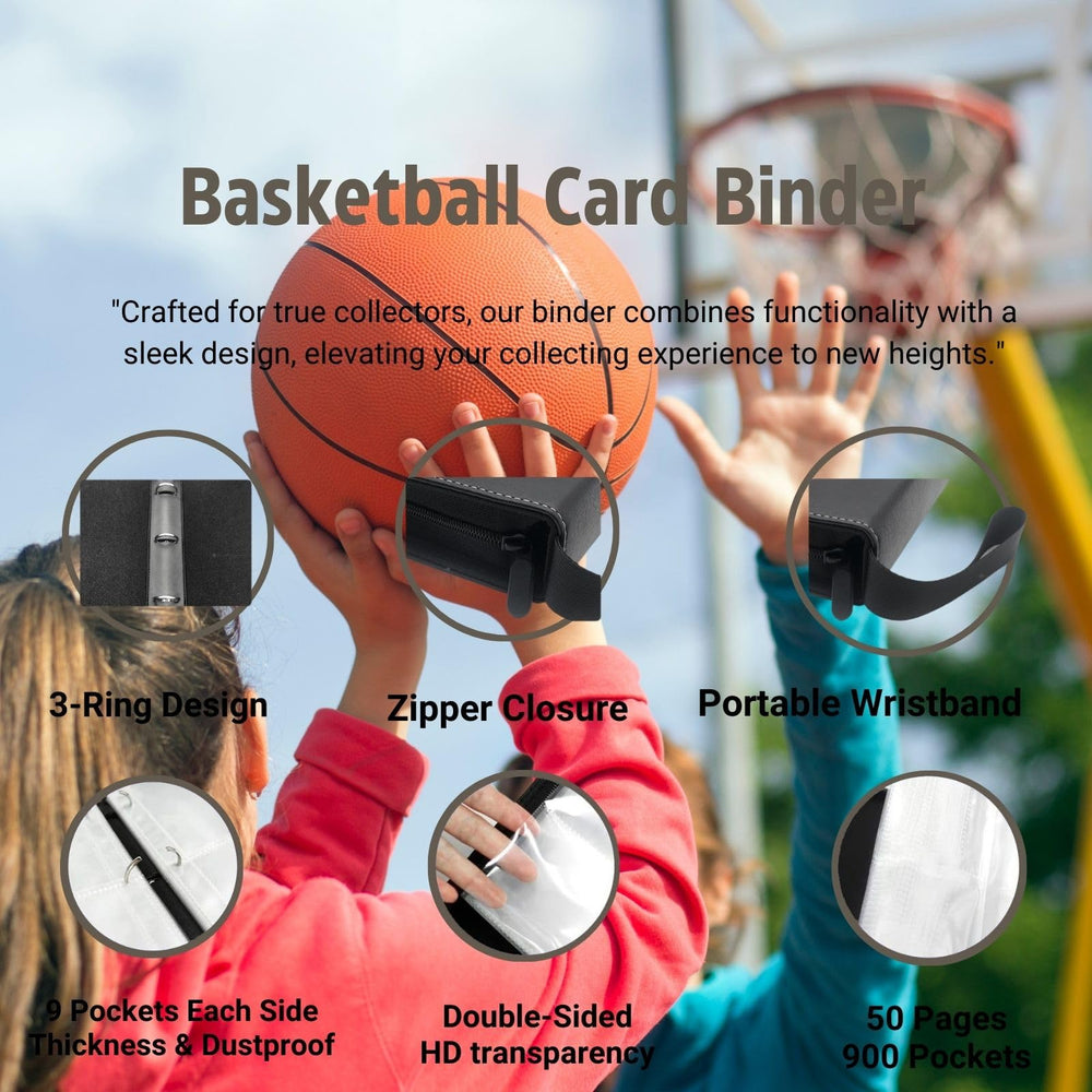 CHIMORY 900-pocket capacity helps organize large card collections efficiently.