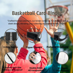 CHIMORY 900-pocket capacity helps organize large card collections efficiently.