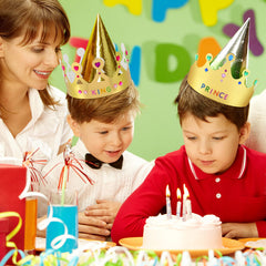 Chinco crowns with adjustable sizing to fit kids and adults comfortably.