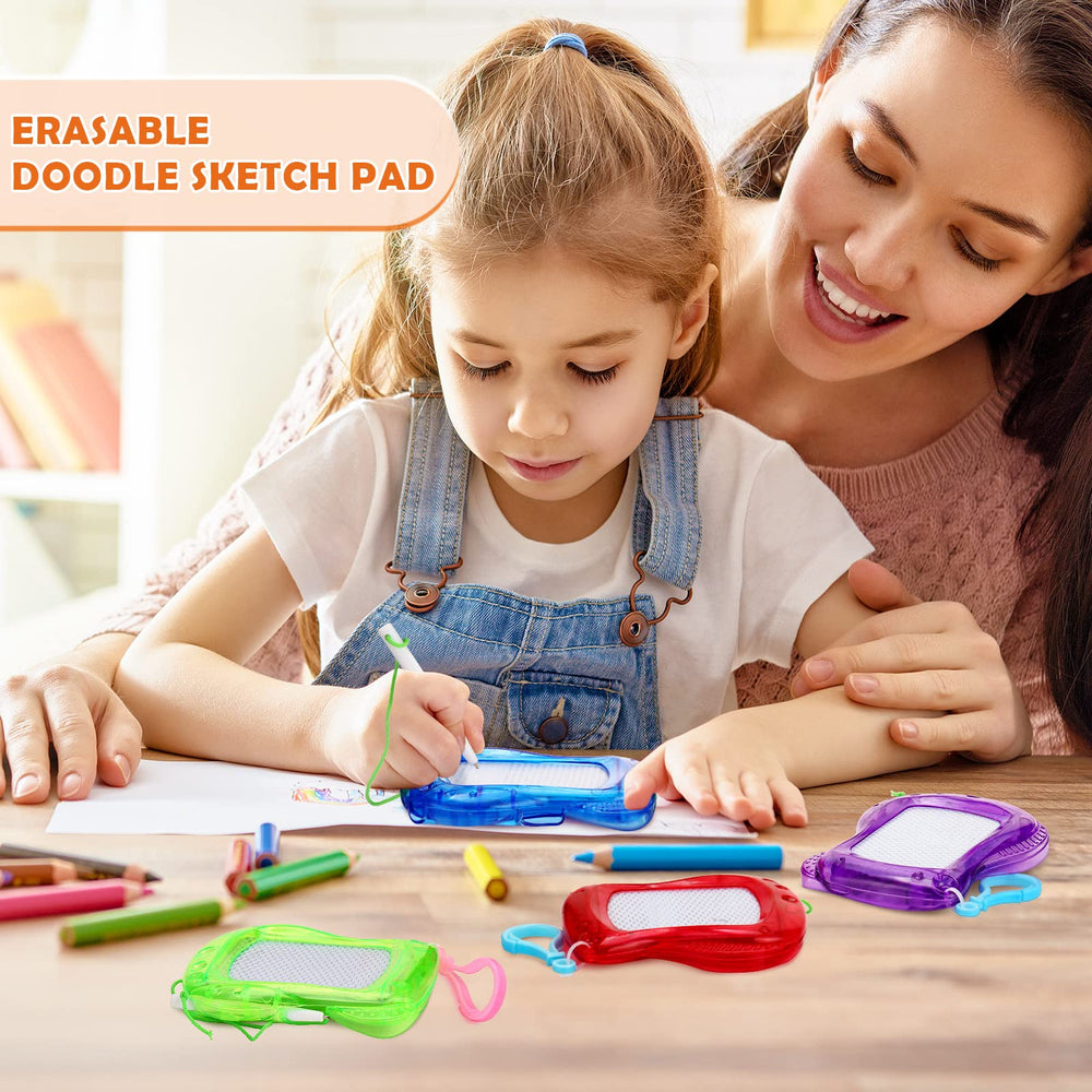 Chinco clip-on backpack doodle board ready for school or travel