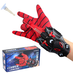 Chirpcrew Spider Web Shooter front view for indoor play and hero imagination.