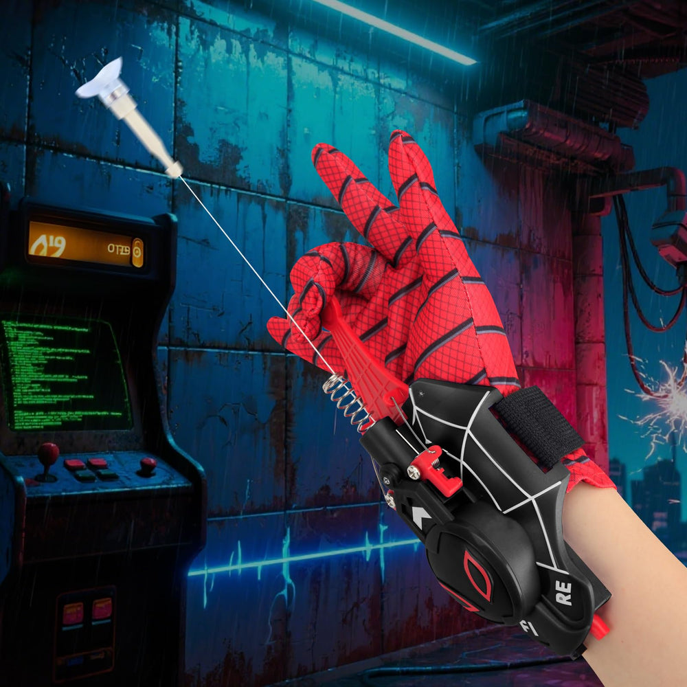 Chirpcrew Spider Web Shooter durable, drop-resistant build close-up.