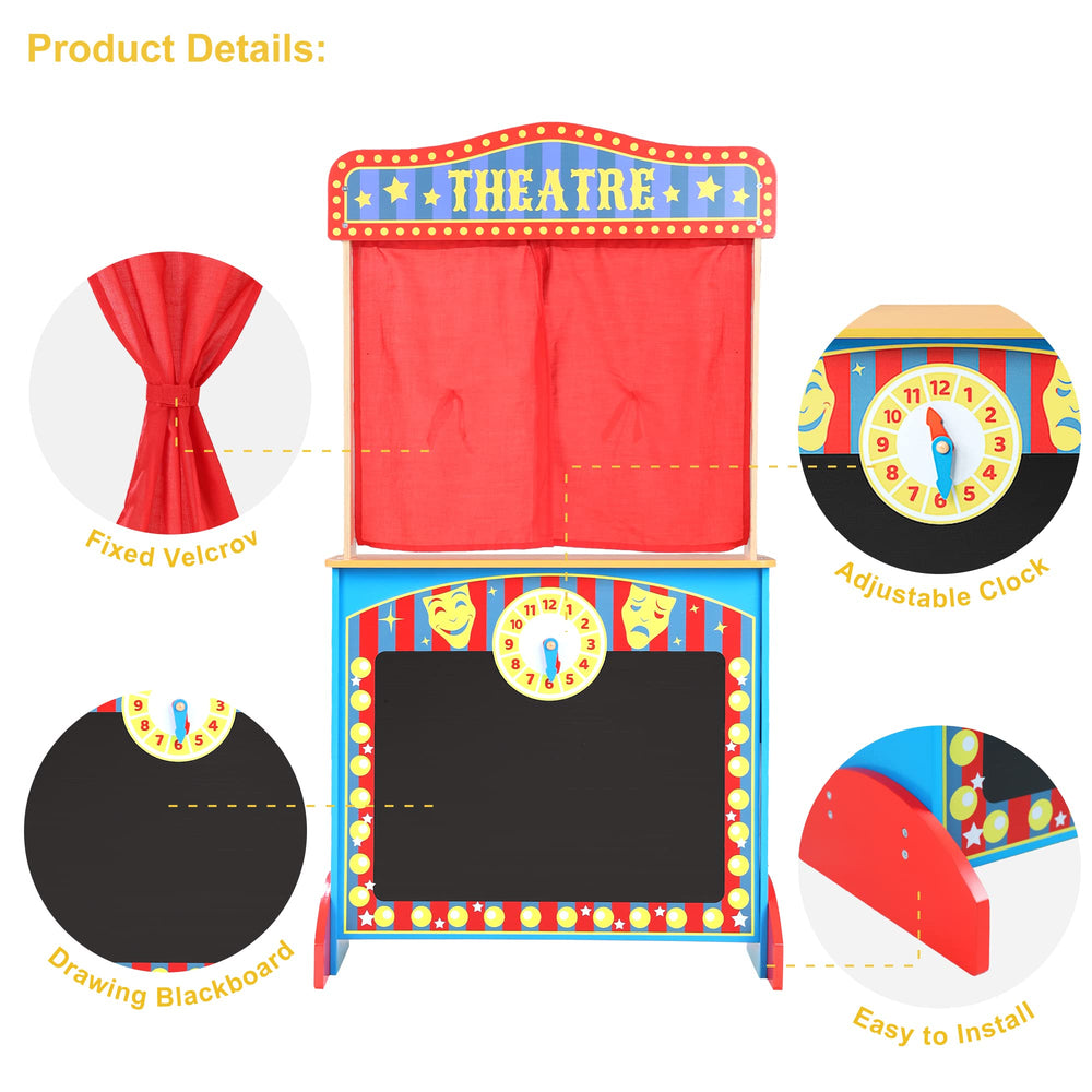 CHIUHEI Deluxe Puppet Theater puppets in use spark creative conversations.