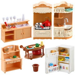 Chivao dollhouse fridge pieces for realistic pretend play