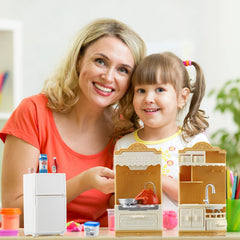 Chivao mini kitchen accessories complete the dollhouse setup