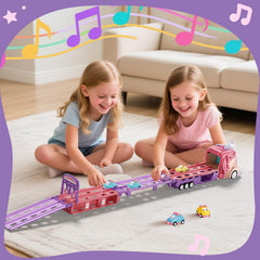 CHMYWJ two-player race track setup for shared fun