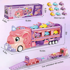 CHMYWJ unicorn truck toy with lights and melodies enhances play sessions