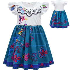 Choadam Mirabel dress with puff sleeves for princess look