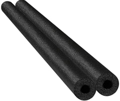 Chochkees black floating pool noodle provides buoyant support for relaxing poolside floats.
