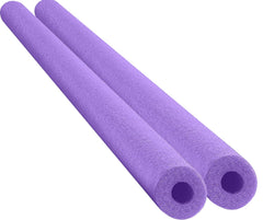 Chochkees purple 52-inch pool noodle floats confidently for lounging and pool games.