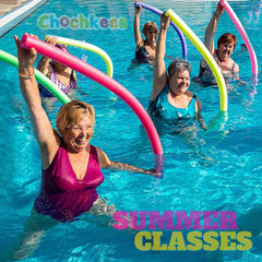 Chochkees pool noodles are ideal for games, lounging, or lake trips with soft, safe material.