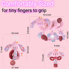 Chochumy versatile sensory baby toy set designed for travel and growth.