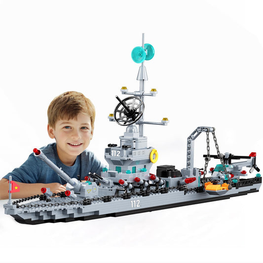 Chodia battleship 6-in-1 XL front view for display and play