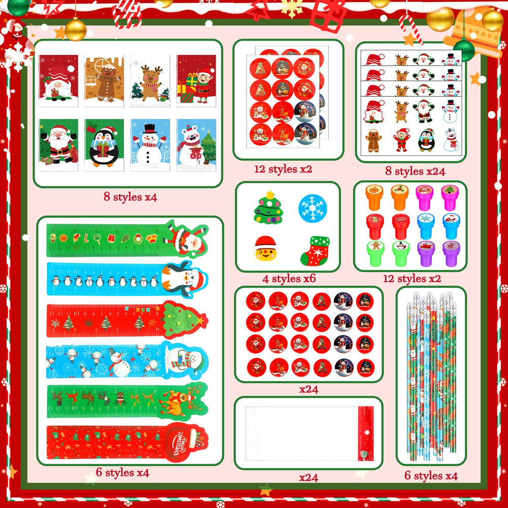 Cholemy erasers help cleanly correct mistakes during festive assignments.