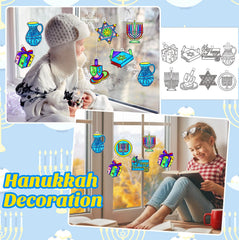Cholemy Hanukkah suncatcher brushes provide smooth painting and precise color filling.