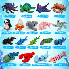 CHolic shark figure adds color to shelves and stress relief