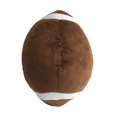CHORONMO football plush pillow embroidery detail shows authentic stitches and charm